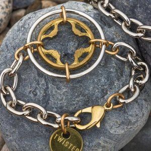 Twister Silver Bracelet